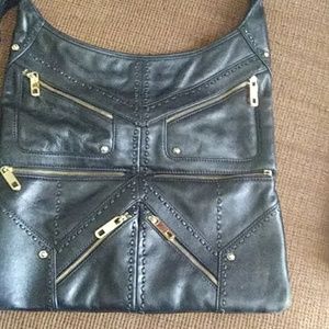 Rebecca Minkoff black leather crossbody